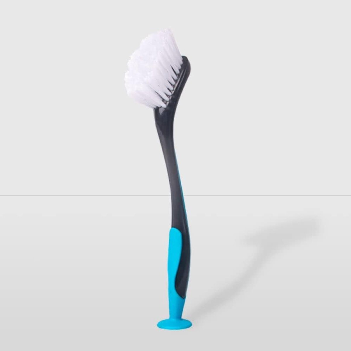 Thijox - Vaatwasser Borstel voor de Keuken met Zuignap, Krasbestendig, Antislip Handgreep, Ideaal voor Potten en Pannen, Keukenaccessoires, Schoonmake