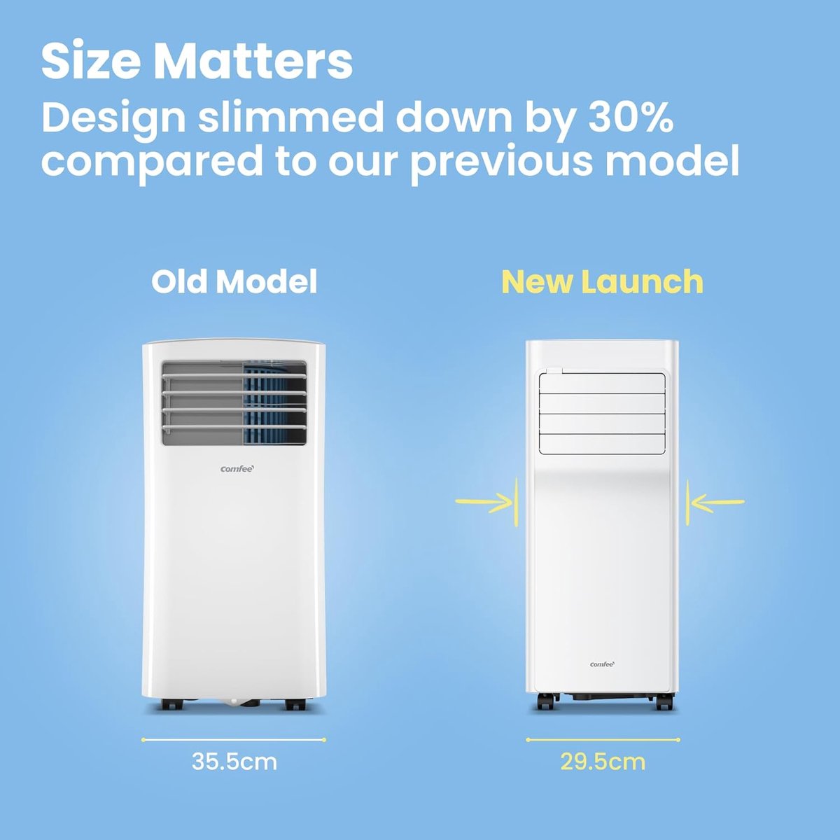 Mobiele airco 7000 BTU – 3-in-1 met appbediening, ontvochtiger en ventilator – 2,0 kW – Met afvoerslang – foto 5