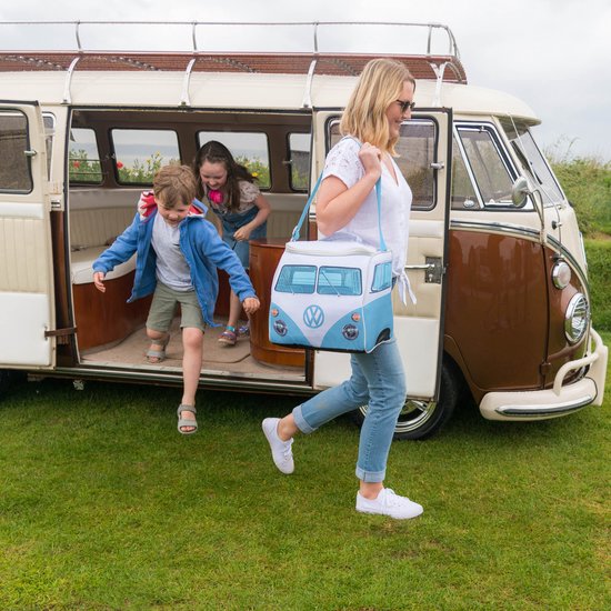 BRISA VW Collection - Iconische VW T1 Bulli-koeltas voor kamperen en picknicken (inhoud 25 l) blauw van BRISA — afbeelding 4