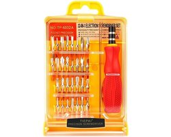 Schroevendraaierset | 32 in 1 | precisie magnetische schroevendraaier accessoireset | met en anti-slip handgreep,