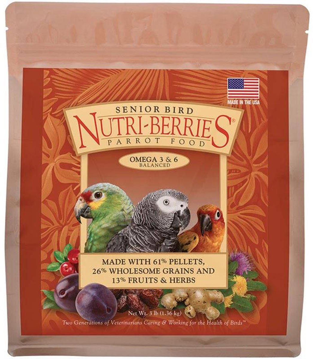 Lafeber Nutriberries - Seniorbird- Parrot - Omega 3&6
