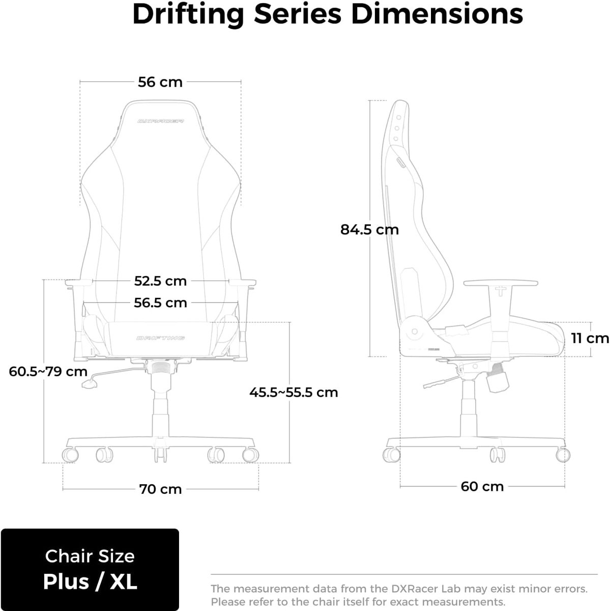 Thijox - Gamingstoel DXRacer DRIFTING XL Zwart EPU Leer - Ergonomische Gamingstoel met Verstelbare Armleuningen en Hoogte, Ideaal voor Gamers en Kanto – foto 6