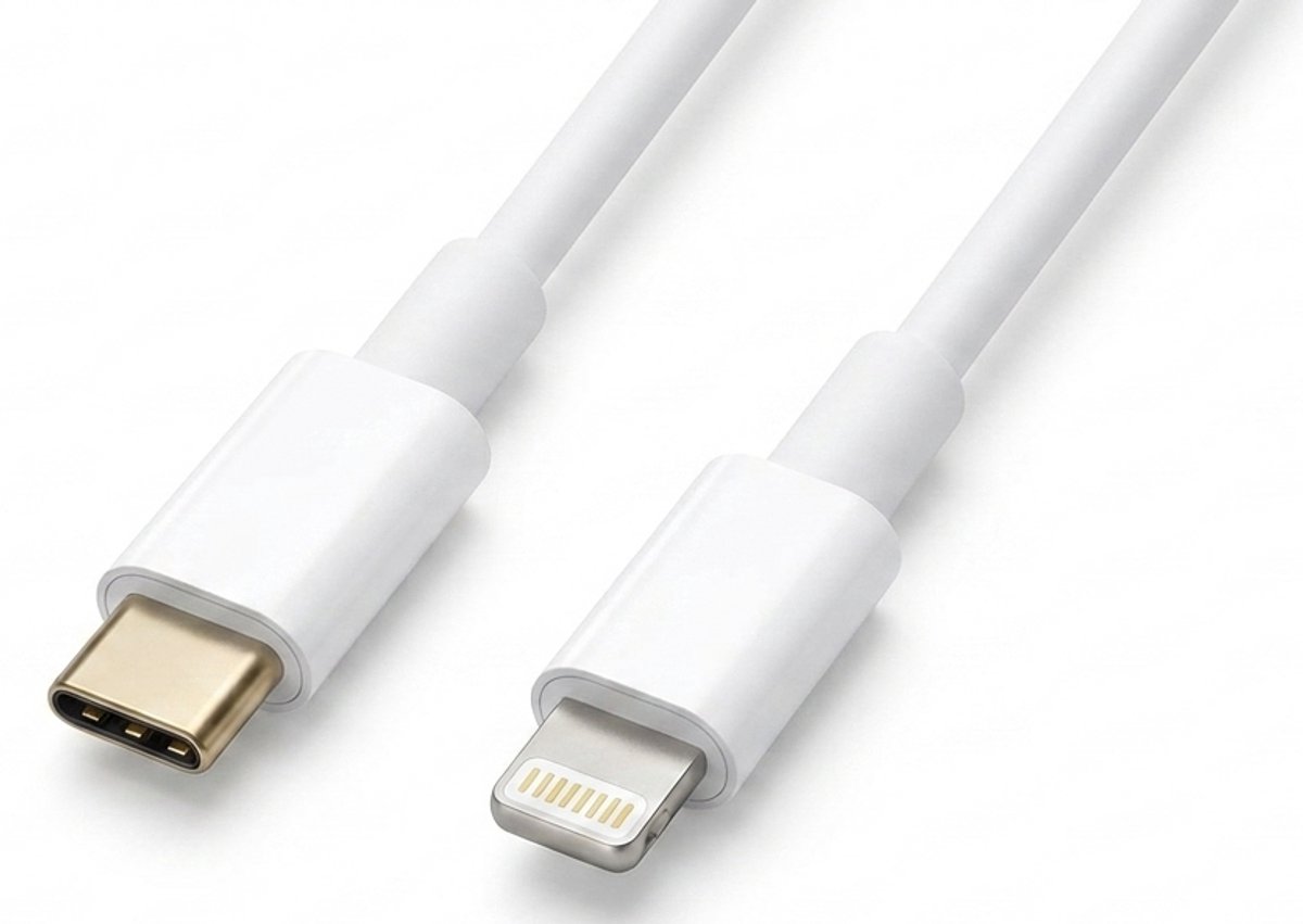USB-C naar Lightning compatible kabel 1 meter