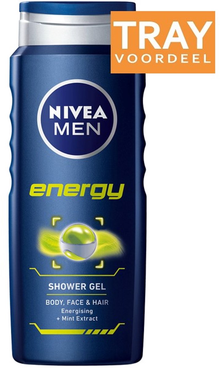 NIVEA MEN ENERGY SHOWER GEL DOUCHEGEL 24 X 250 ML