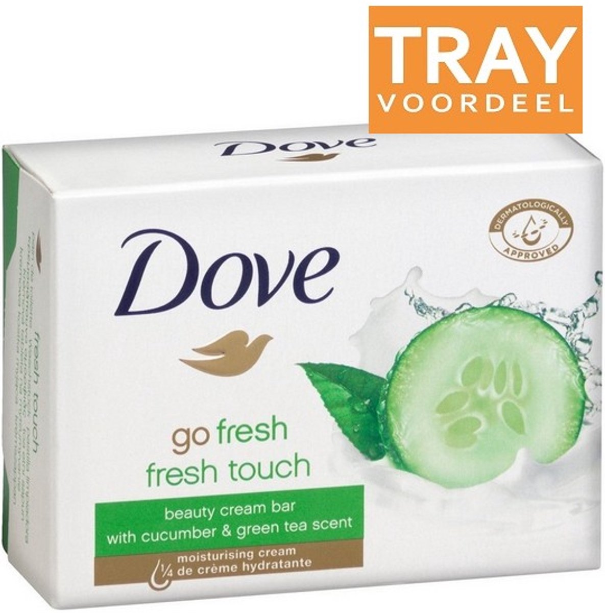 DOVE GO FRESH CUCUMBER & GREEN TEA ZEEPBLOK 48 X 100 GRAM