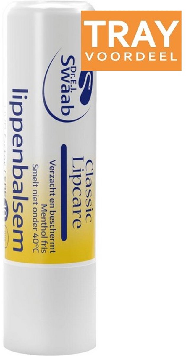 DR. E.J. SWAAB LIPPENBALSEM CLASSIC LIPCARE 24 X 5 GRAM