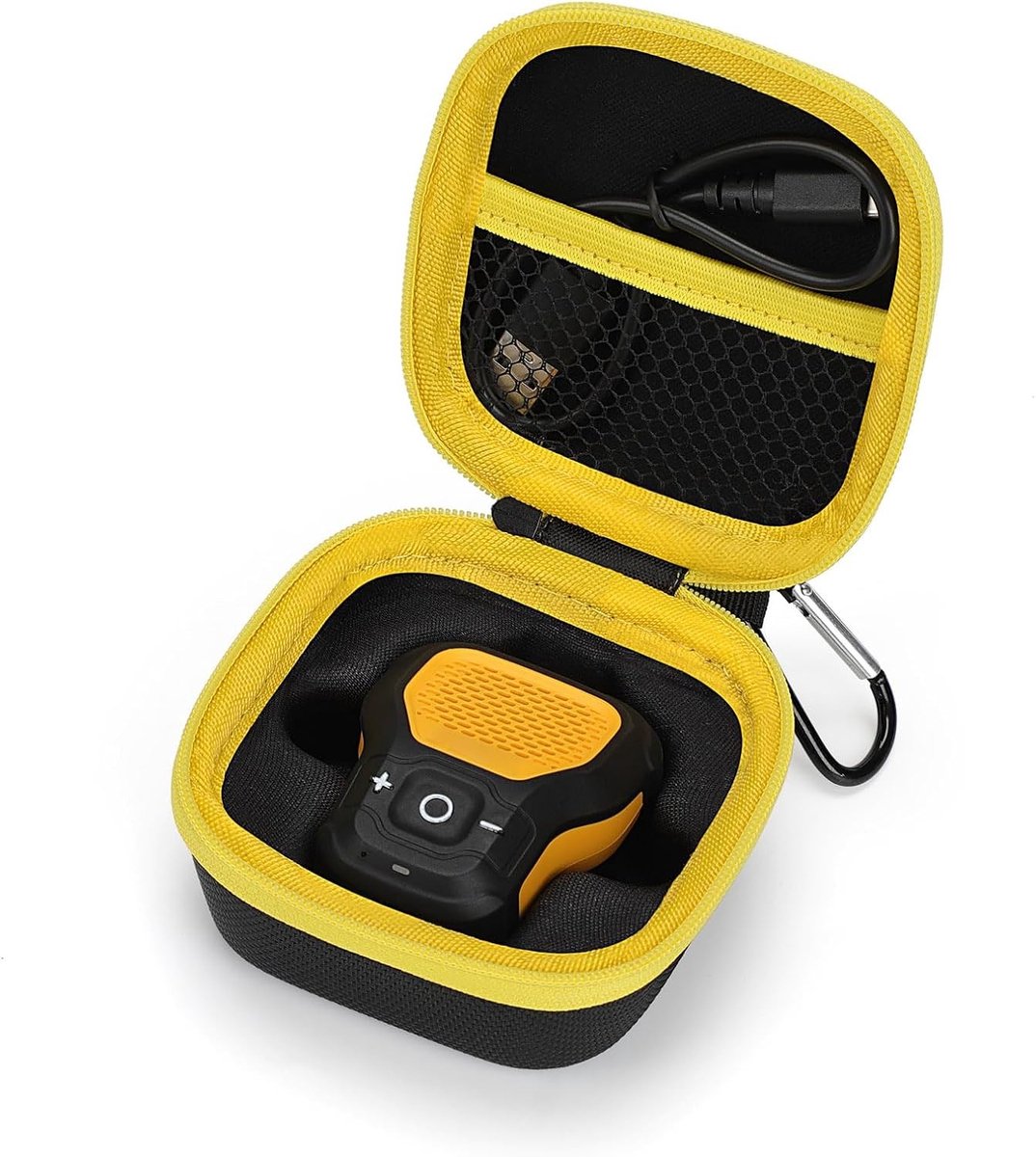 Draagbare Bluetooth speaker hoes met magnetische clip, geschikt voor werkplek en opslag, beschermende cover voor draadloze luidspreker