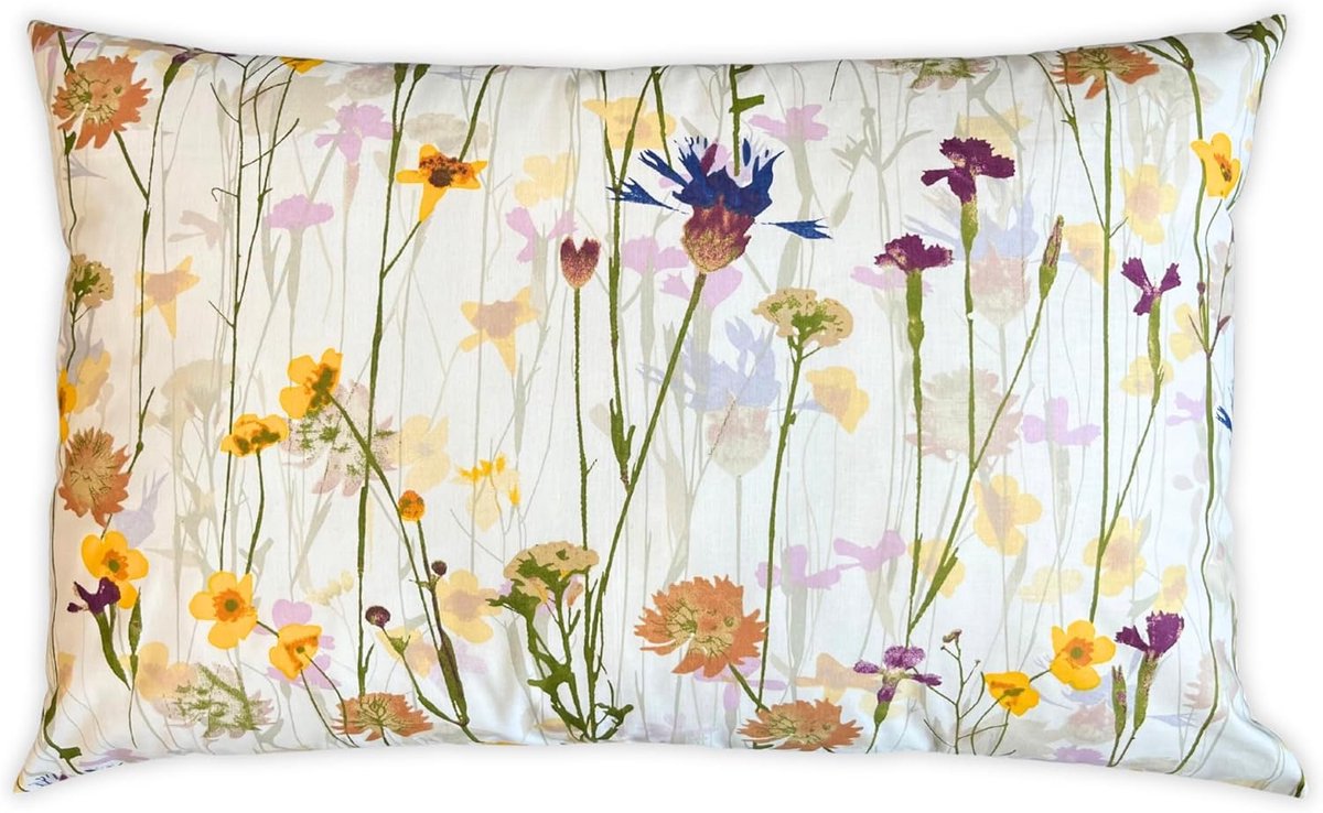 Thijox - Kussensloop 40x60 cm - 100% Katoen - Zachte Sierkussenhoes & Hoofdkussen Sloop met Ritssluiting - Kussenbeschermer voor Slaapkamer & Woonkame