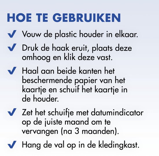 Roxasect Mottenval Val - Voor kledingmotten - Lokt en doodt mannelijke kledingmotten - Langdurige werking - Ongedierteval - 1 stuk