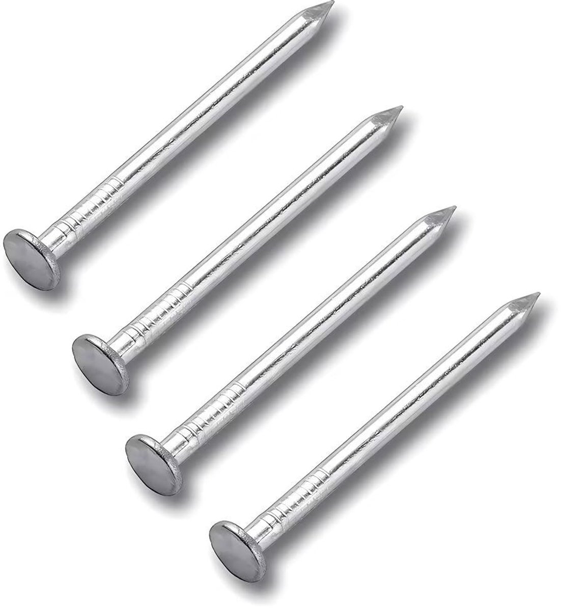 Dailygoods- Muurnagels 304 RVS - Betonnen Nagels - Metselwerk Spijkers - M2x30mm - 100 Stuks - Hoge Houdkracht - Betonnagels