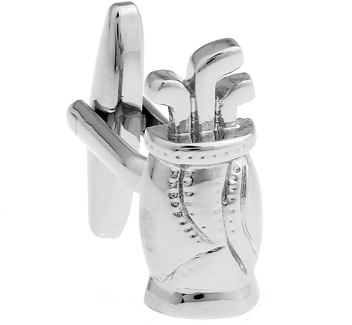Montebello Manchetknopen Golftas - 316L Staal - Sport - 9,5x21mm