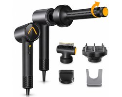 4-in-1 Multistyler Föhn – Airstyler met Automatische Krultang, Föhnborstel, Diffuser & Volumizer – Ionentechnologie – Haarstyler voor Alle Haartypes