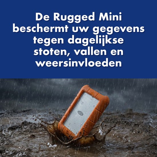 LaCie Rugged USB-C - Externe Harde Schijf - 5 TB van Merkloos — afbeelding 3