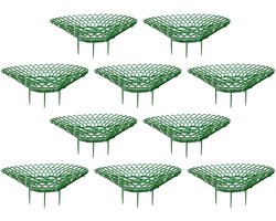 Aardbeienplant Steunen - Fruitkooi Takklem - Fruit Beschermen - Waterdicht Flexibel PP - 305 x 267 cm - Groen