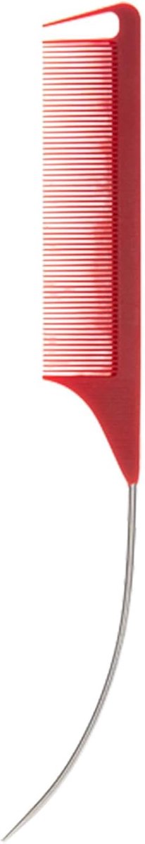 Haarkam met puntige staart - Kapperskam stylingkam - Haar scheiden en stylen - Antistatisch koolstofvezel - 23 x 2.8 cm