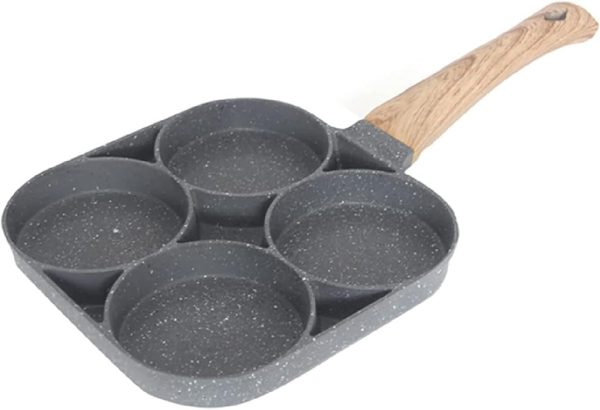 Pannenkoekenpan Vierkant - Omelet Pan - Ontbijt Bakken - Geen Kookresten Ontwerp - Niet Gespecificeerd - Zwart