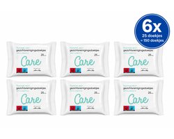 AH Gezichtsreinigingsdoekjes – 6 Verpakkingen x 25 Doekjes – Milde Gezichtsreiniging –…