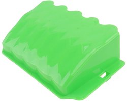 Hooistandaard Konijn - Hooiruif Kleine Dieren - Dieren Voeren - Externe Montage - 25 cm - Groen