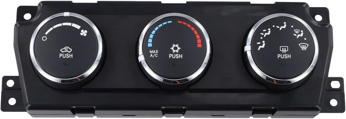 Klimaatcontrole Module Schakelaar - Temperatuurregelaar - Airco Reparatie - Directe Vervanging - 27 x 12 x 9 cm - Zwart