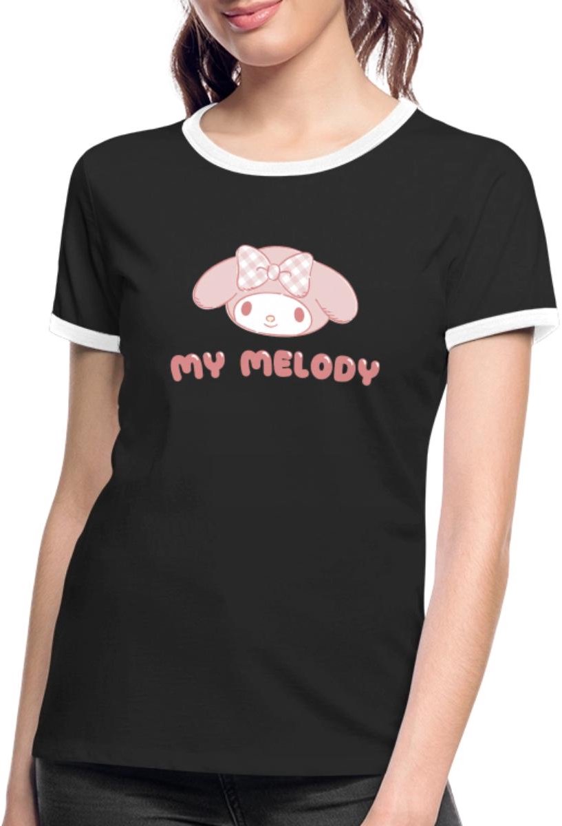 My Melody Portret Vrouwen Contrast Shirt