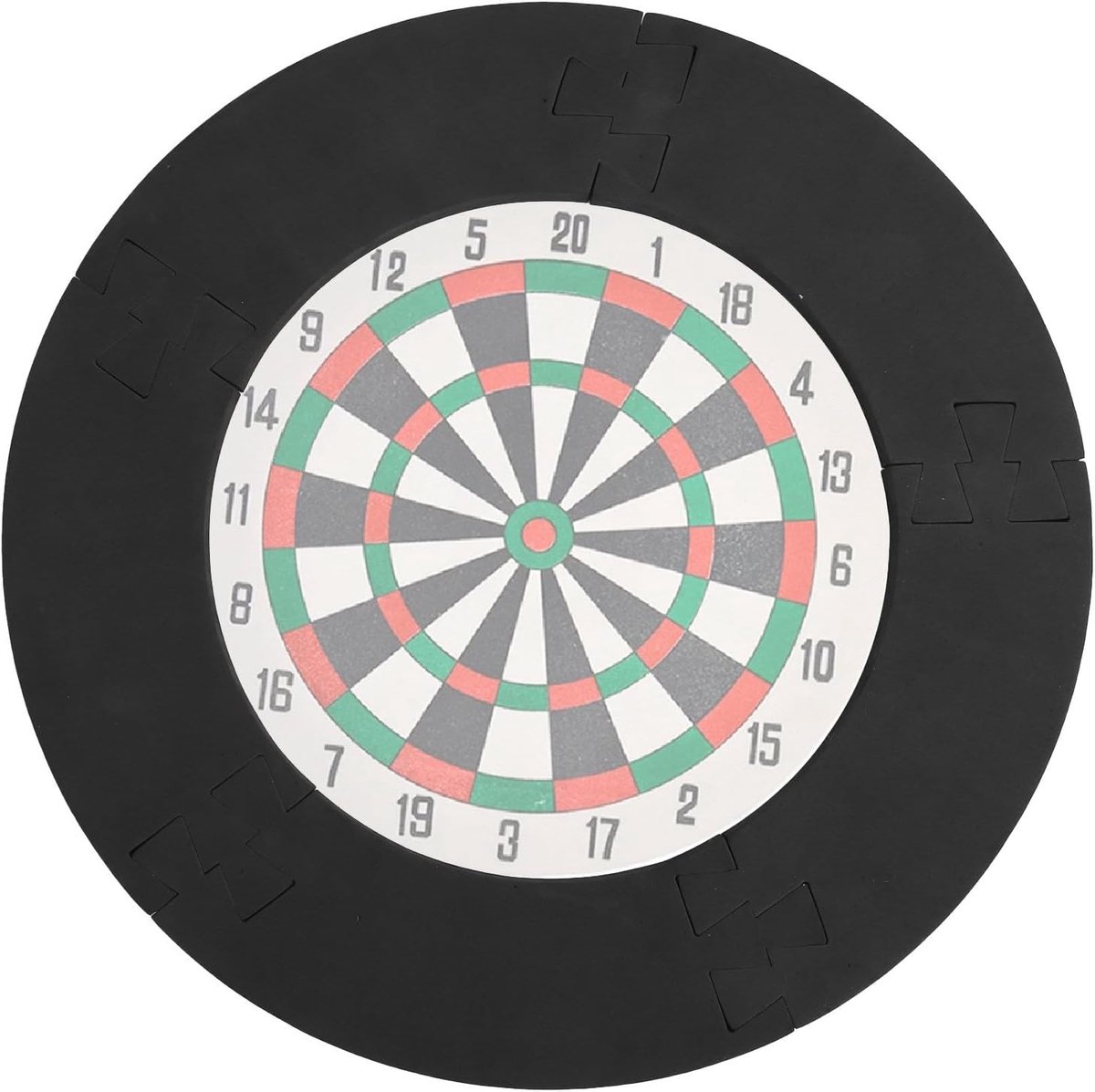 Dartboard Surround Ring, PU beschermende dartdoelhouder, lichtgewicht EVA dartbord wandbeschermingsbord, beschermende wandafdekking voor gemiste worpen, eenvoudige montage voor gebruik thuis en buiten