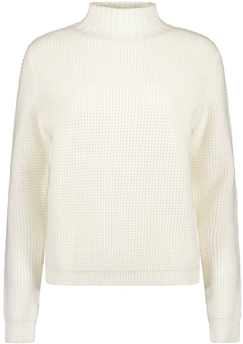Blue Seven - dames - Trui 248178 wit opstaande kraaag Blue Seven - maat 36