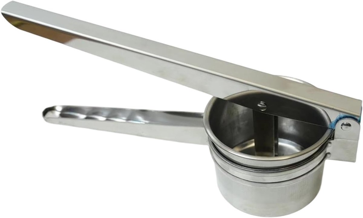 Citroenpers Keuken - Handpers Gadget - Verse Sappen Maken - Dubbele Functie Hakmolen - 27.5 cm Lengte - Zilverkleurig