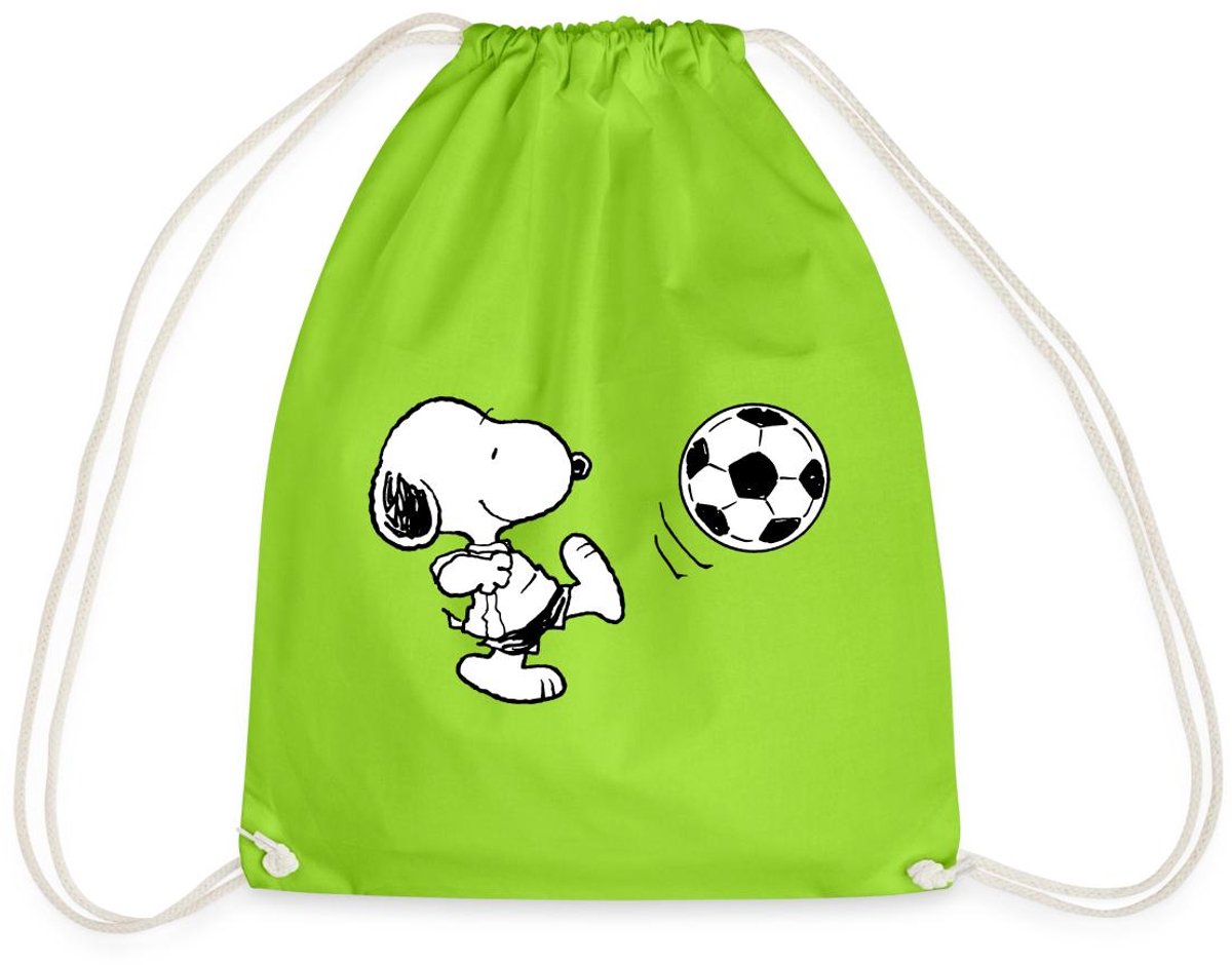 Peanuts Snoopy Voetballer Gymtas
