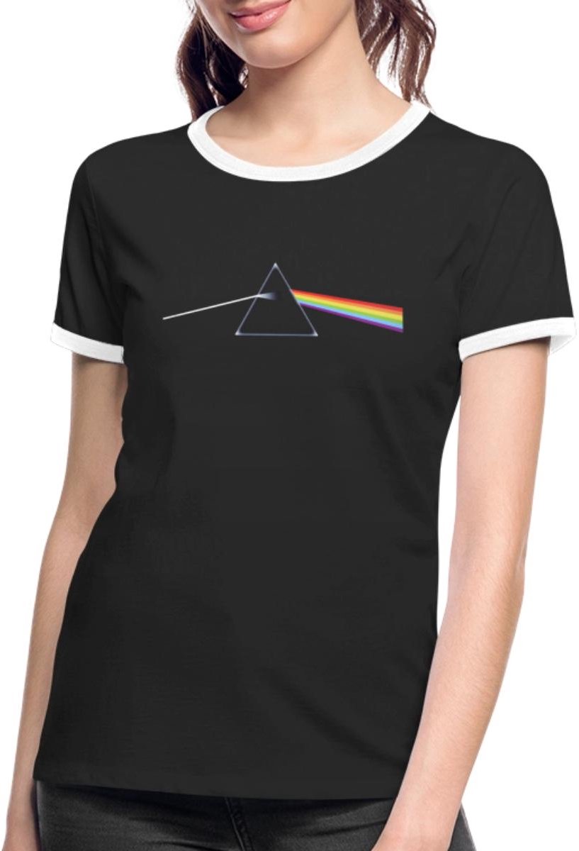 Pink Floyd The Dark Side Of The Moon Vrouwen Contrast Shirt