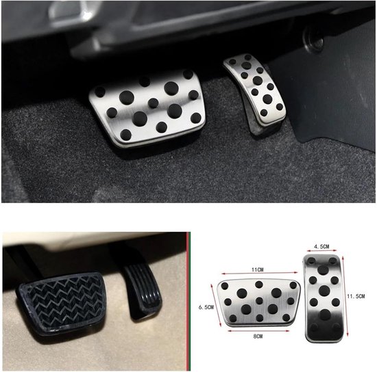 Autopedalen Pedaalhoezen - Pedaal Covers - Verbeter Rijervaring - Antislip Rubber - Set van 2 - Zwart — afbeelding 4