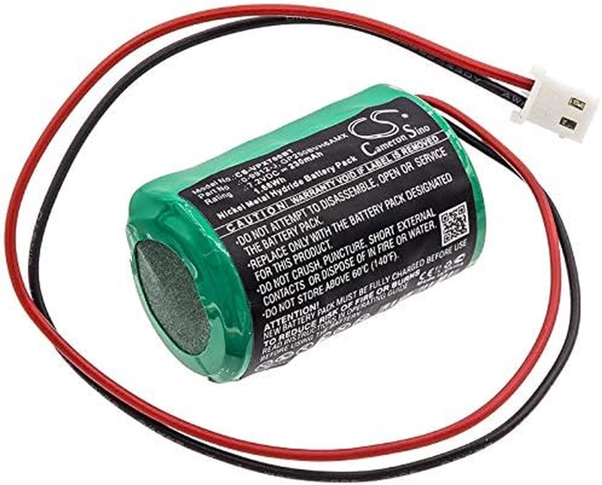 Accu Vervangend - Alarm Batterij - Alarmsysteem Voeden - Vervangende Accu - 230mAh - Wit