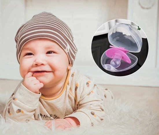 @ Lu’s Today® - Basic Baby Essentials - Speenhouder - Speendoosje - Bewaardoosjes - Transparant - 2‑Pack - Hygiënische Opbergdoosjes voor Fopspenen van at-lus-today — afbeelding 5