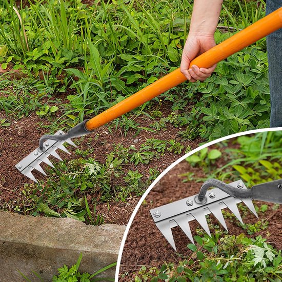 Multifunctionele metalen wiethark 6 tanden - Zonder steel — afbeelding 2