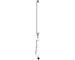 SBG Universele Stylus Pen Wijzende Vinger - Geschikt voor Telefoon Tablet en iPad - Zachte punt - Wit van Merkloos — afbeelding 3