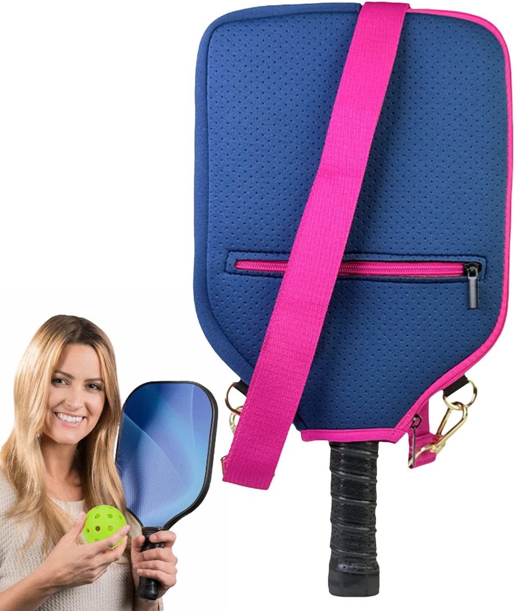Sporttas - Accessoirehouder - Sportuitrusting Opbergen - Verstelbare Draagband - 28x20 cm - Donkerroze
