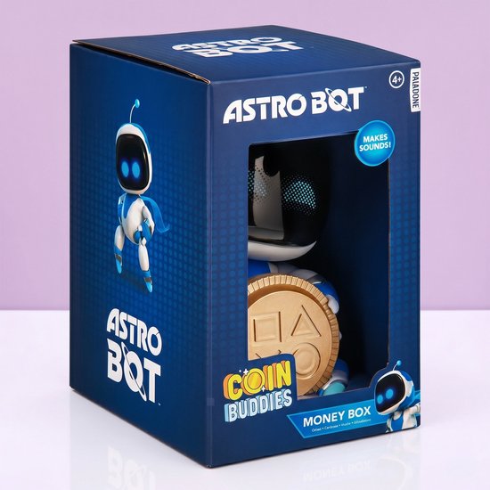 Astro Bot Coin Buddies Spaarpot – 18 cm Interactieve Spaarpot met Geluidseffecten – Werkt op Batterijen – Paladone van Paladone — afbeelding 2