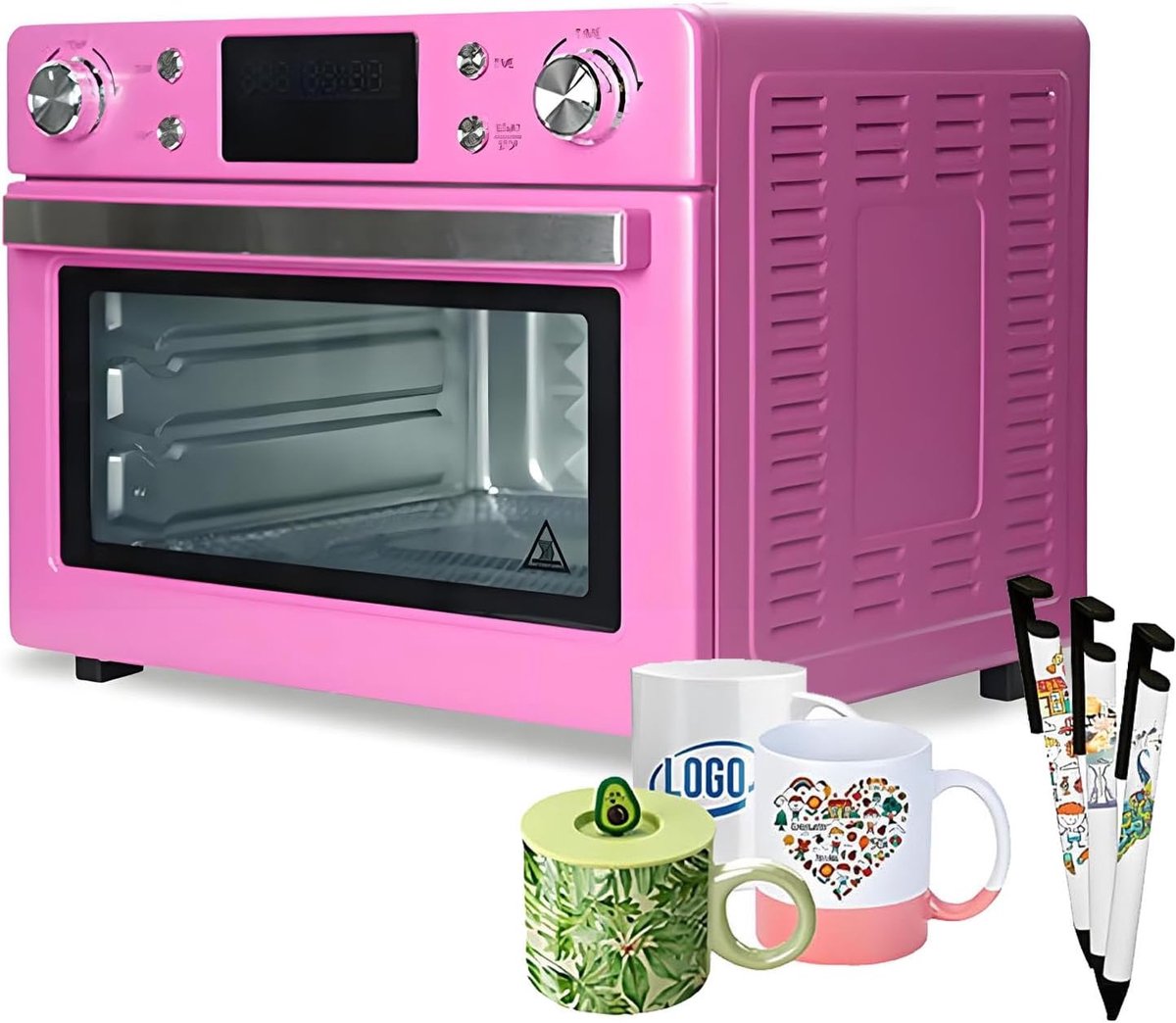 Sublimatie Oven - Mokken Pers - Kleine Series Printen - 360 Graden Verwarming - 30L Capaciteit - Blauw
