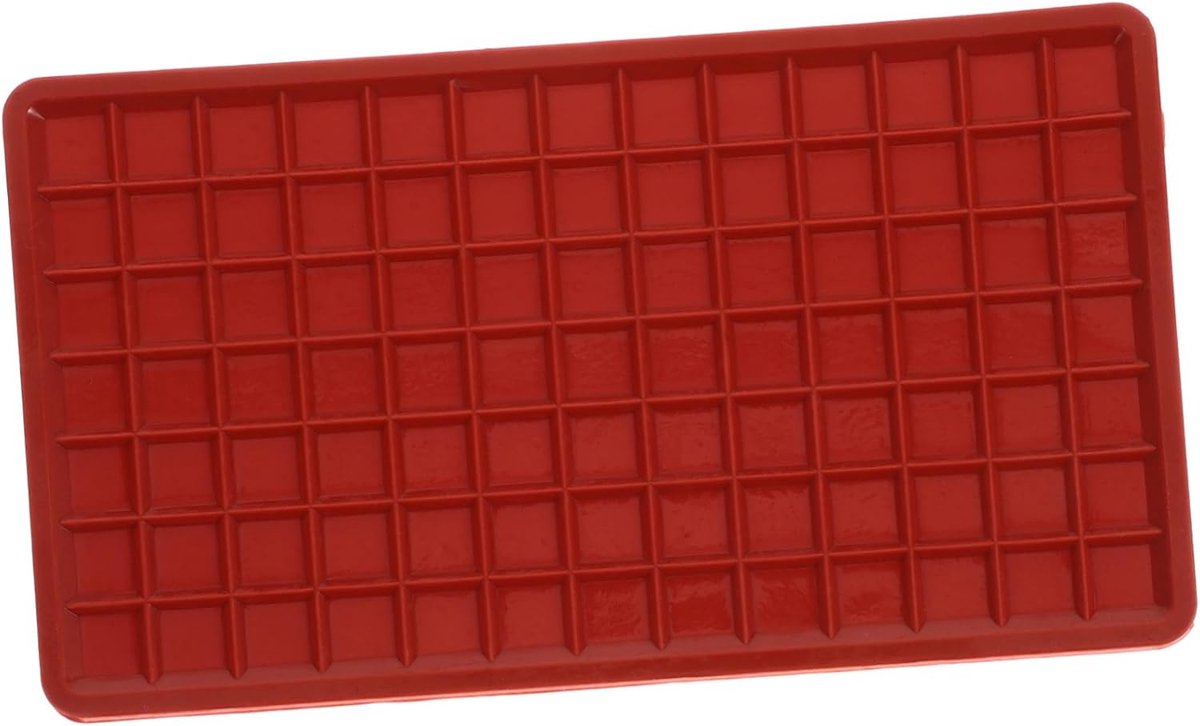 Verwarmde Strijkonderlegger - Strijkmat Strijkplank - Strijkwerk Vereenvoudigen - Hittebestendig Siliconen - 23 x 13 cm - Rood