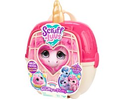 Scruff a Luvs - Unicorn Mystery Knuffel in Draagmand