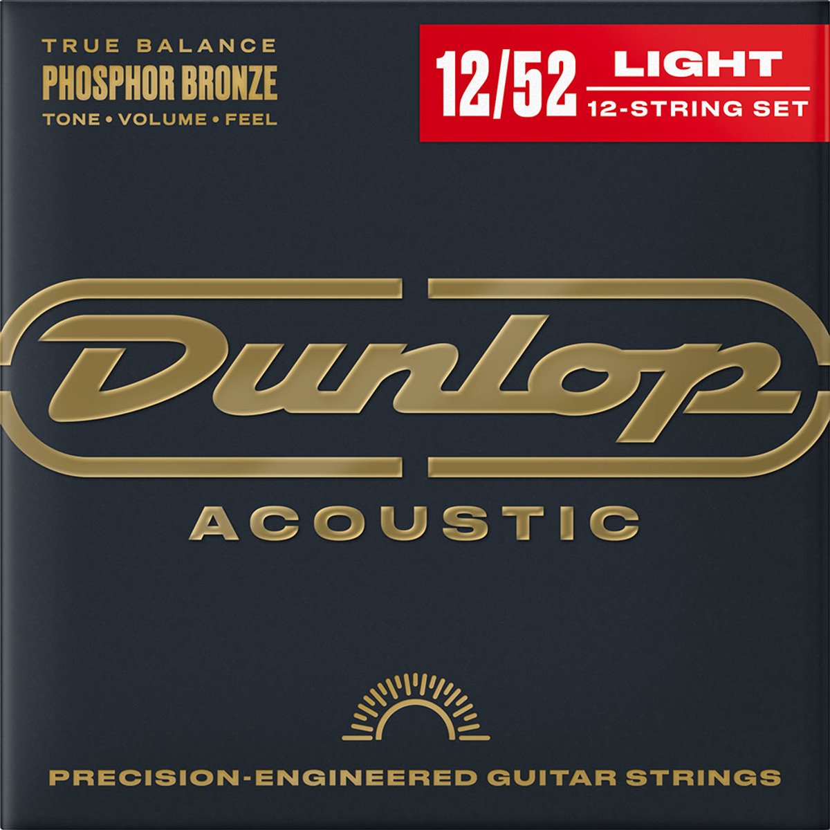Dunlop DAP1252J Westernsnaren Phosphor Bronze 12-Snarig (12-52) Light