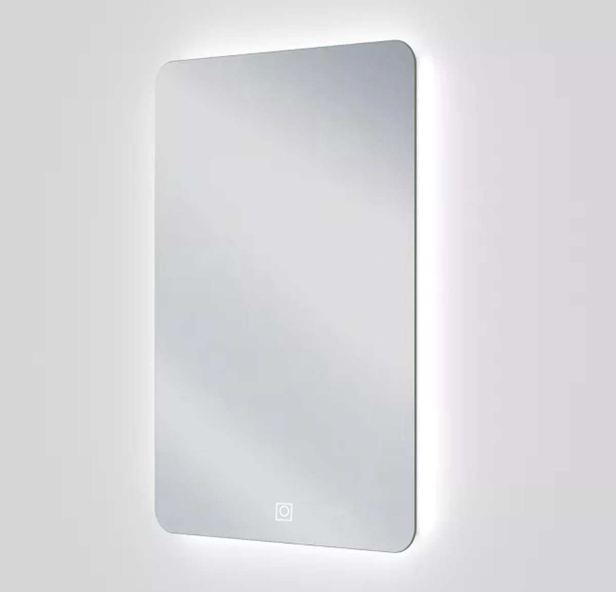 LINEA UNO - Lufna 60 x 80 - Frameloos - Spiegel - Rechthoek - LED-verlichting (dimbaar) - 301673