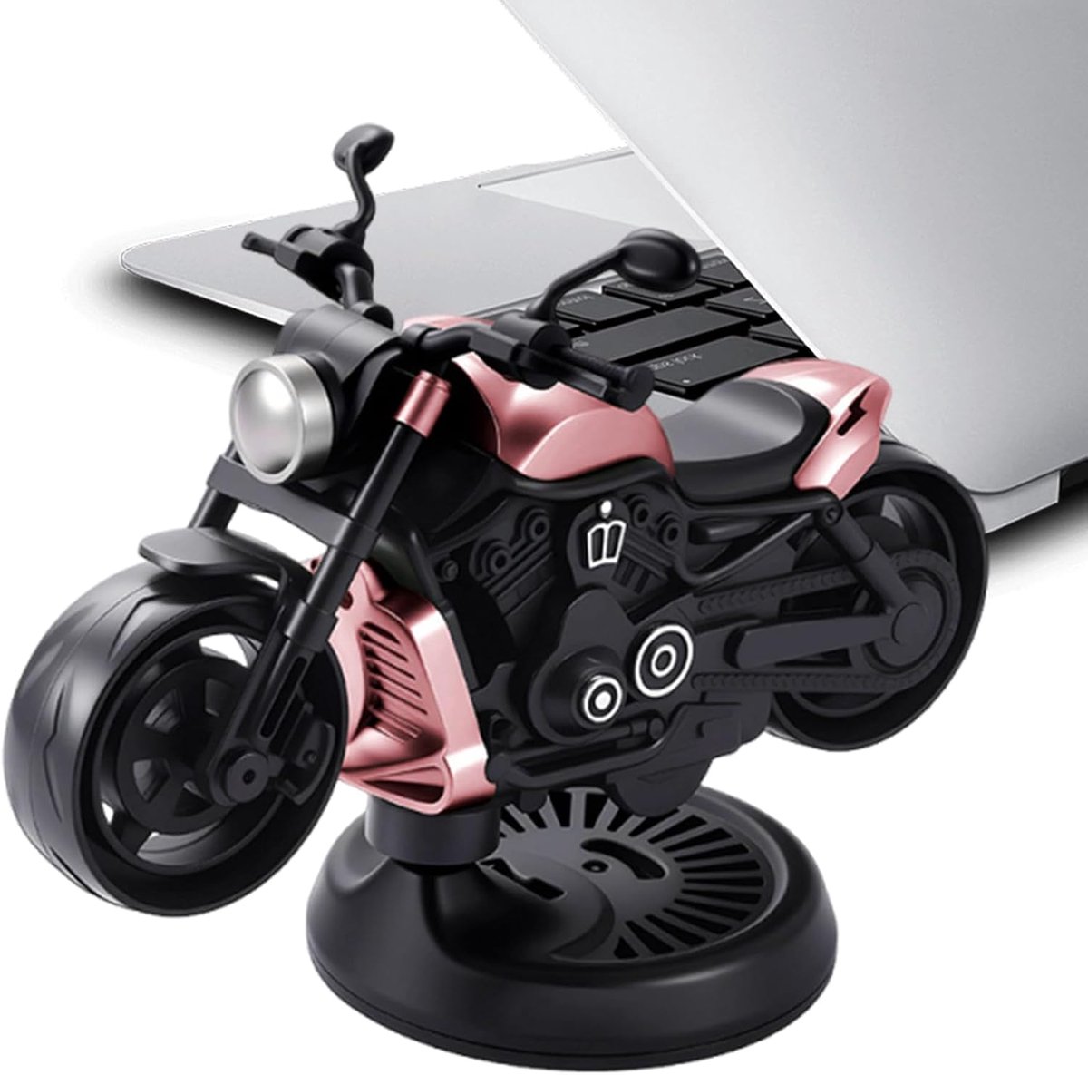 Auto Luchtverfrisser - Dashboard Ontgeurder - Auto Interieur Verfrissen - Motorfietsvorm Decoratie - 9x14.5x6.5cm - Zilver