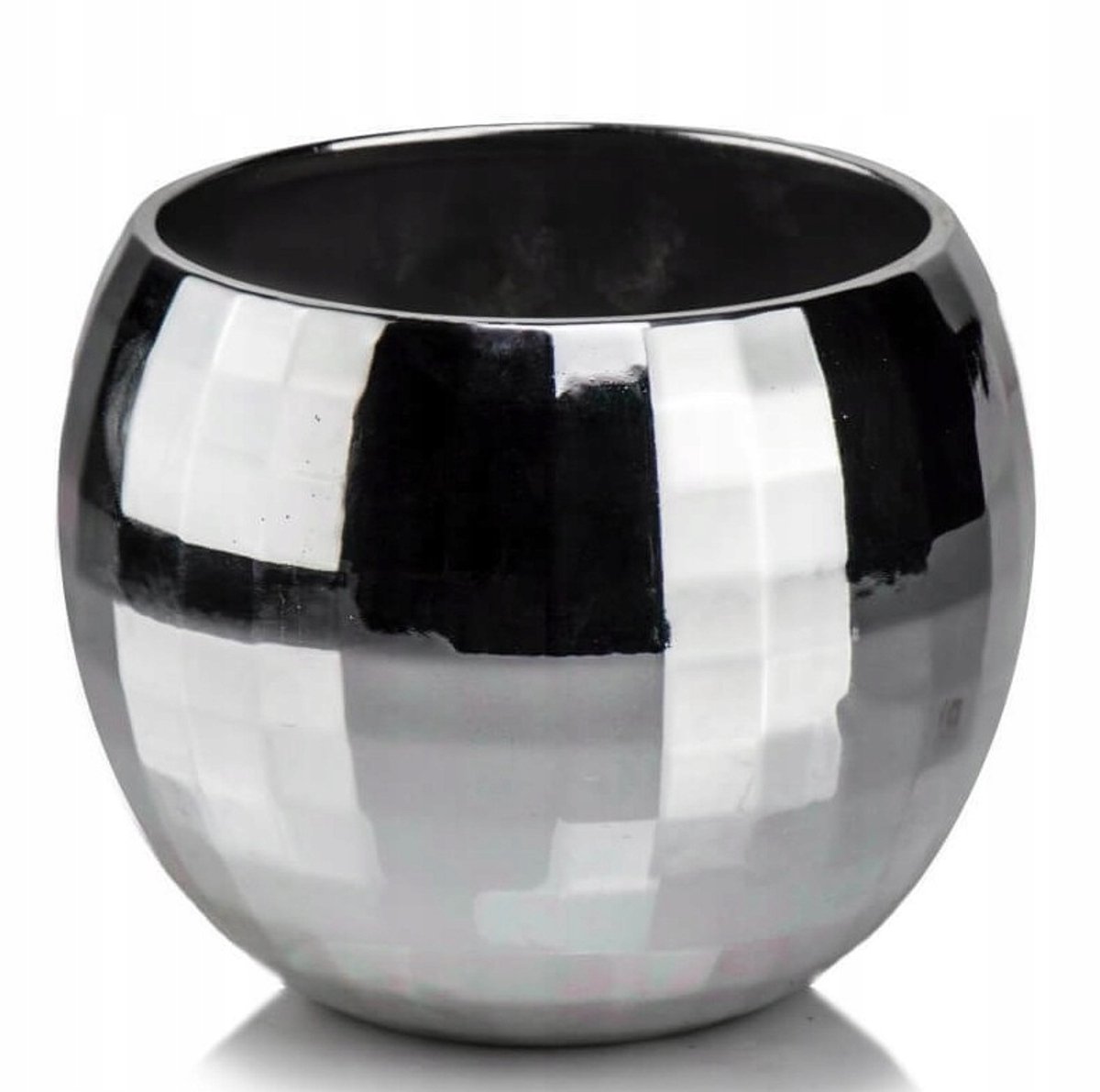 Polnix Keramische Pot Grijs 16x16x13 cm