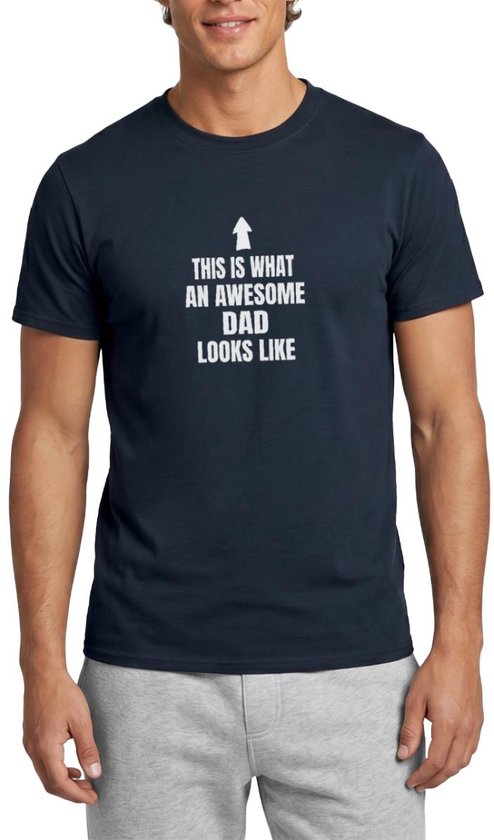 Vader En Zoon Vaderdag Geschenkontwerp T-Shirt Heren