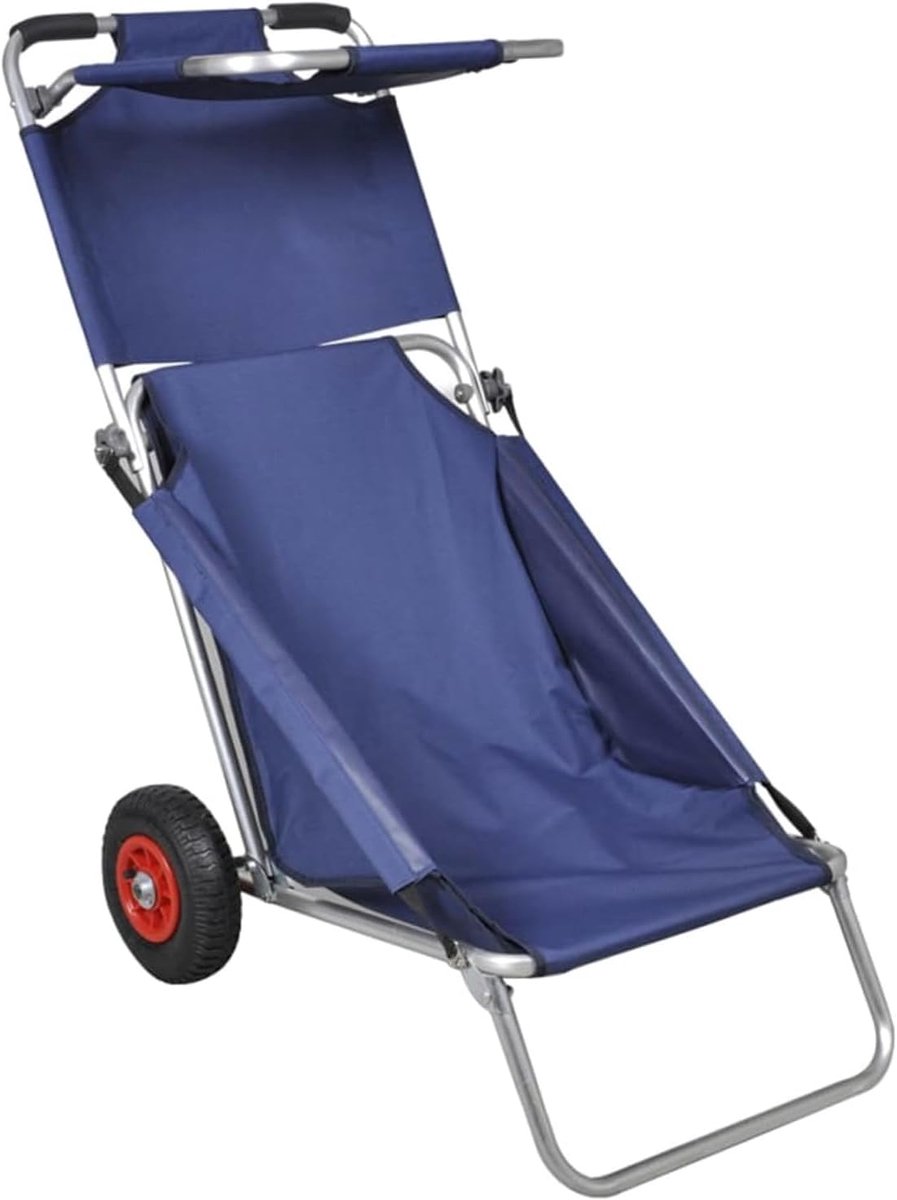 Tuinwagen Opvouwbaar - Transportkar Outdoor - Spullen Vervoeren - All-Terrain Wielen - Grote Capaciteit - Groen
