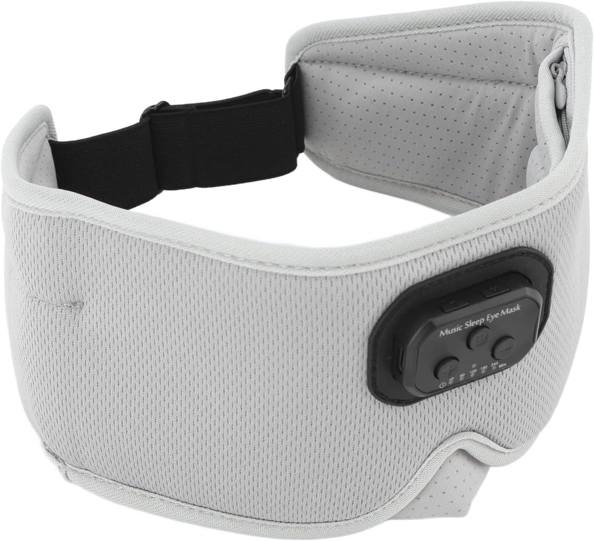 Bluetooth Slaapmasker - Oogmasker met Muziek - Ontspannen Slapen - 3D Ergonomisch Ontwerp - 162 g - Grijs