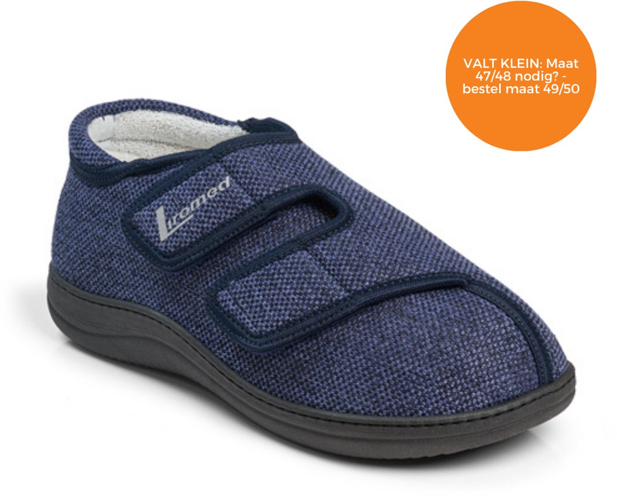 Liromed Kampen Verbandschoenen Laag – Extra Brede Verbandschoenen Marine (blauw) Paar Breedte L