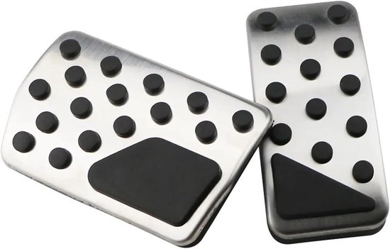 Auto Pedaal Covers - Pedaal Vervanging - Verbeterde Rijervaring - Roestvrij Staal en Rubber - Set van 2 — afbeelding 5
