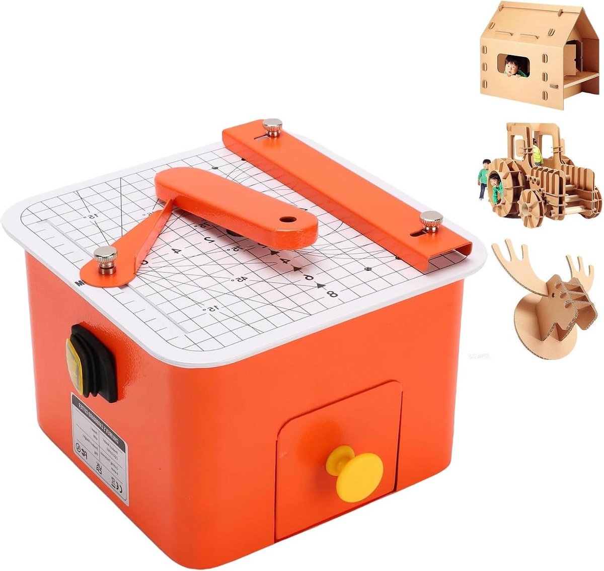 Karton Snijder - Kinderschaar Knutselen - Schoolkunstprojecten - Mesloos Ontwerp - 0-4 Mm Snijdikte - Meerkleurig