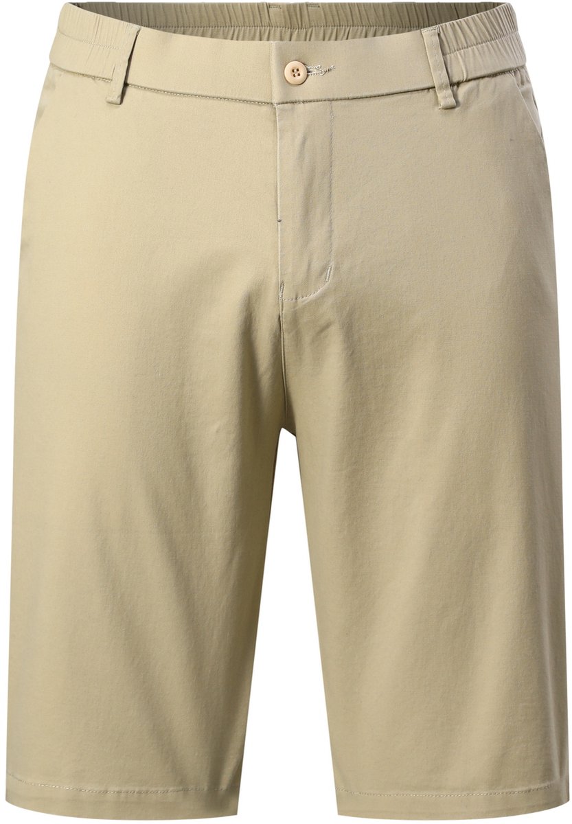 ALLTHEMEN Heren Straight Fit Casual Korte Broek - Elastische Tailleband - 36